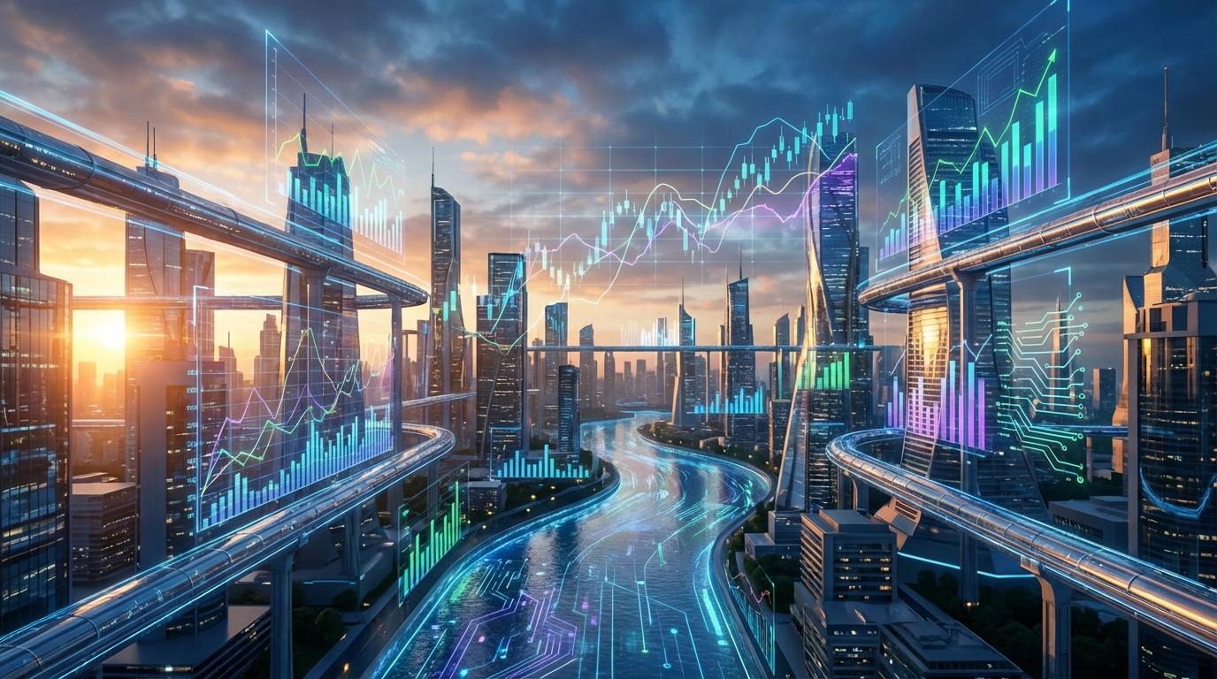 ภาพแสดงเทคโนโลยี AI ที่กำลังเปลี่ยนแปลงตลาดเครดิต