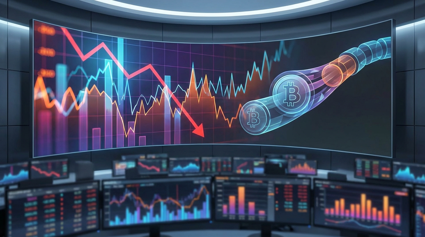 ภาพแสดง Bitcoin ETF ไหลออกและตลาดมีความไม่แน่นอน