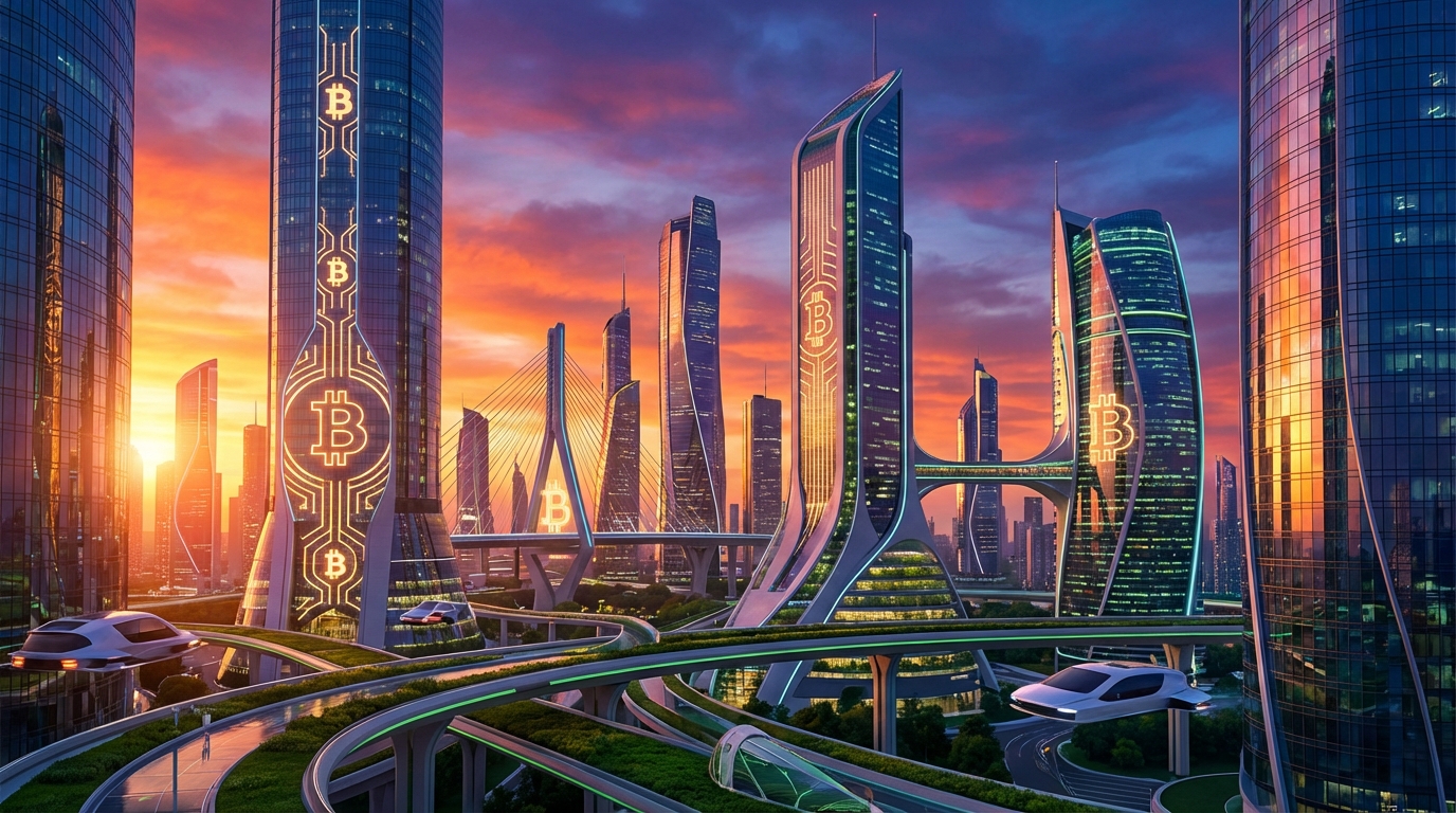 ภาพกราฟิกแสดงราคา Bitcoin และการวิเคราะห์ตลาด