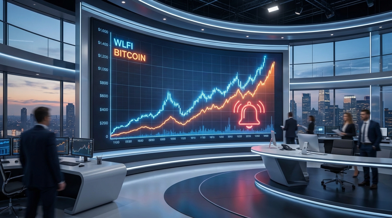 กราฟราคา WLFI และ Bitcoin แสดงสัญญาณเตือนภัยตลาดคริปโต
