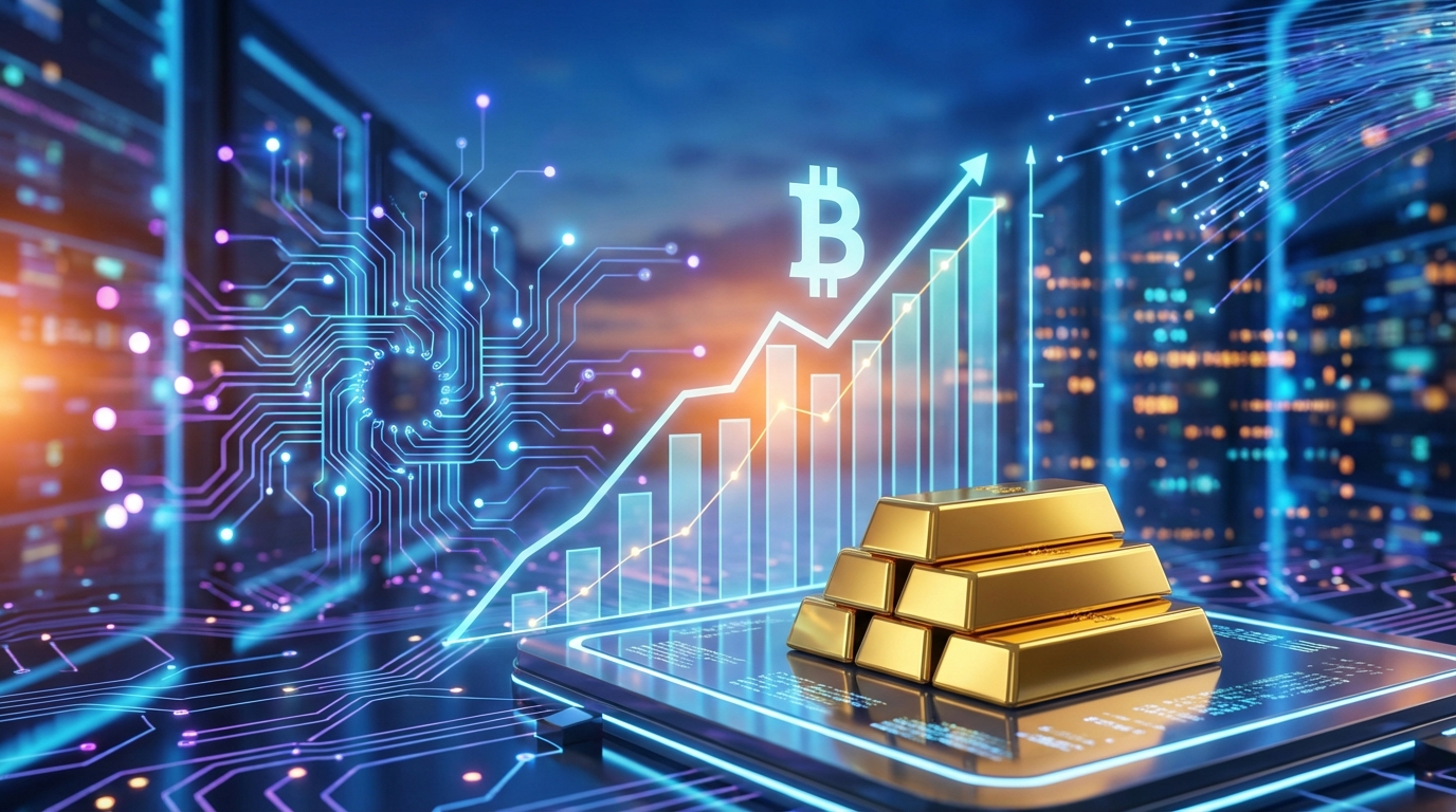 Bitcoin เสี่ยง Q-Day กราฟราคาเทียบกับทองคำ