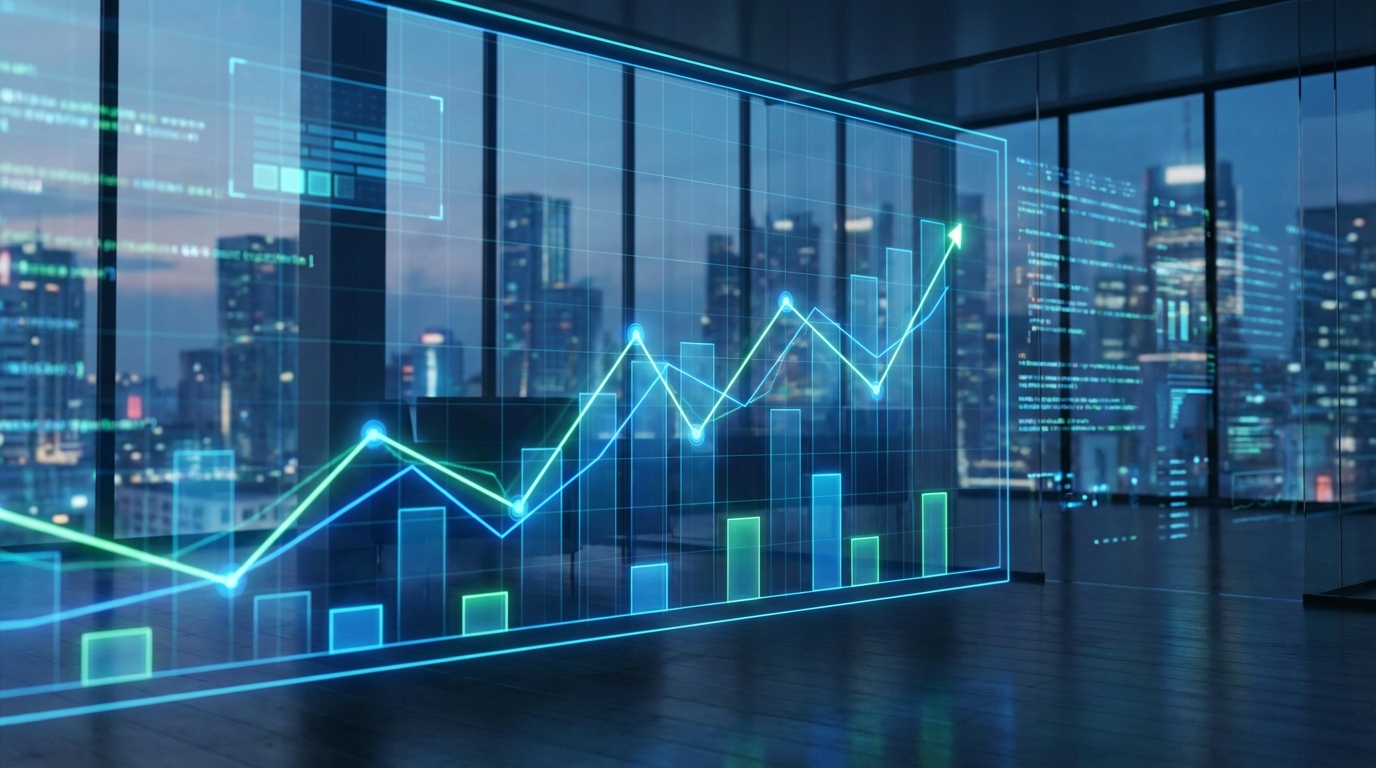 กราฟราคา Bitcoin แสดงแนวโน้มขาขึ้น พร้อมสัญญาณก้นบึ้ง
