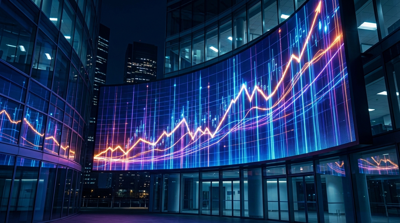 กราฟหุ้นแสดงความเคลื่อนไหวของราคาหุ้น Akamai, Opendoor และ Live Nation หลังตลาดปิด