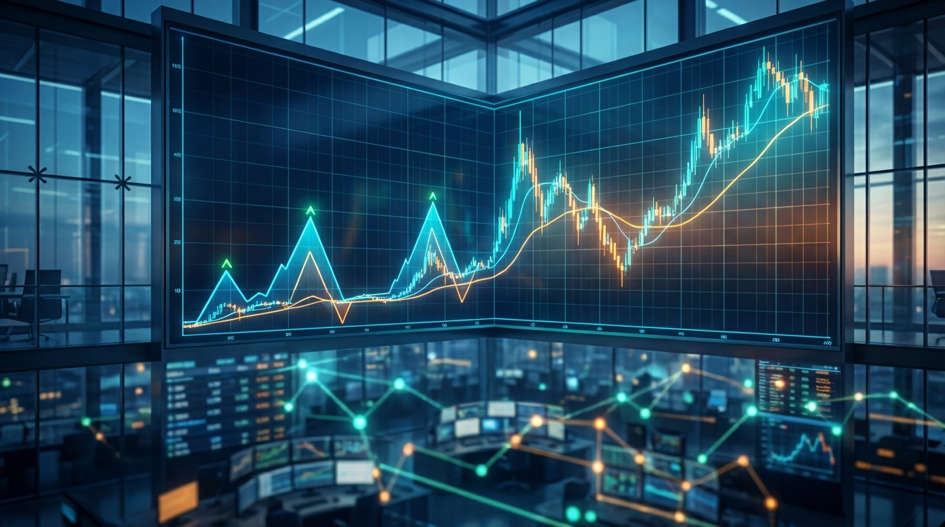 กราฟแสดงความผันผวนของราคา Bitcoin