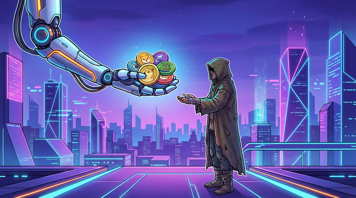 AI บอทพลาด แจกเหรียญมีมให้ผู้ต้องการเงินรักษา