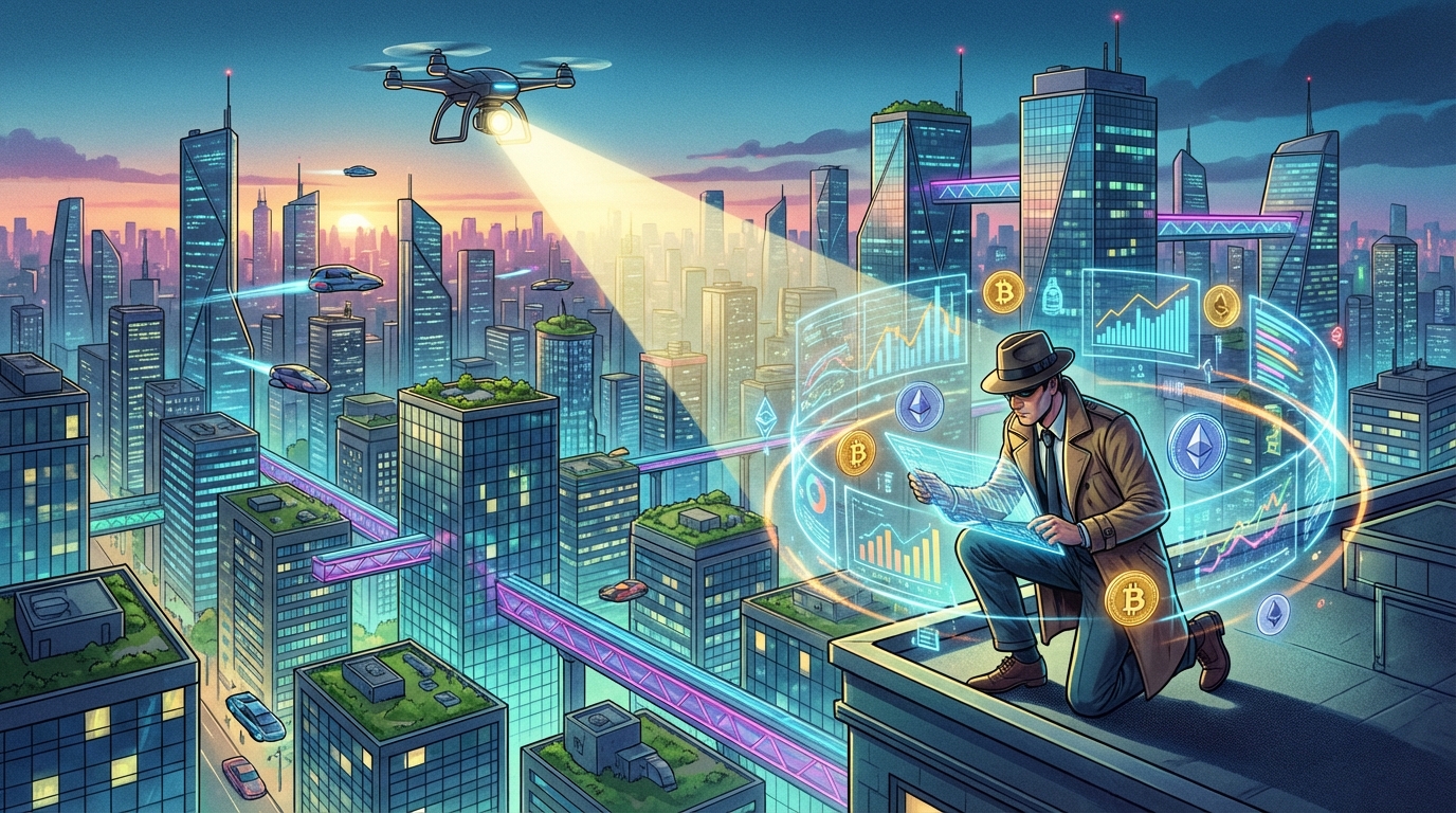 ภาพนักสืบ ZachXBT กับข้อมูล Polymarket และคริปโต