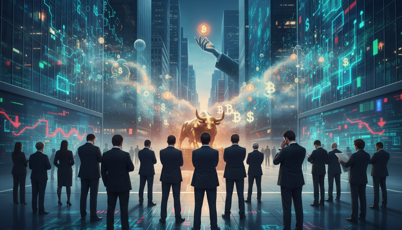 นักลงทุนเมินเฉยวอลล์สตรีทกับคริปโต