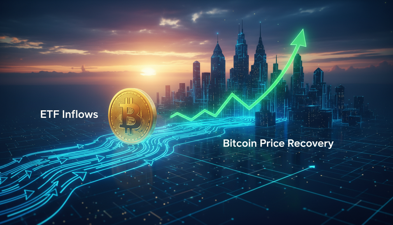 Bitcoin ETF เงินไหลเข้า หนุนราคา Bitcoin ฟื้นตัว