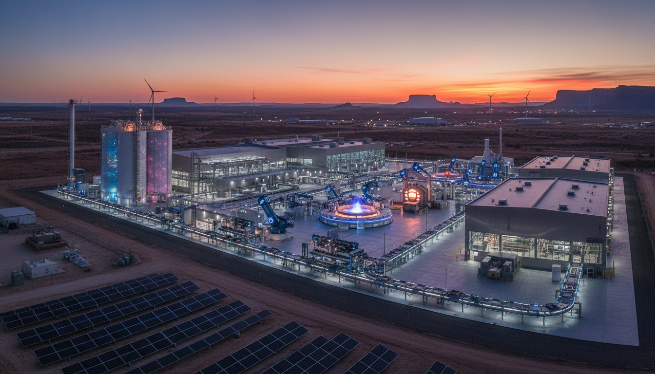 โรงงานผลิตแม่เหล็กแรร์เอิร์ธ MP Materials ในเท็กซัส