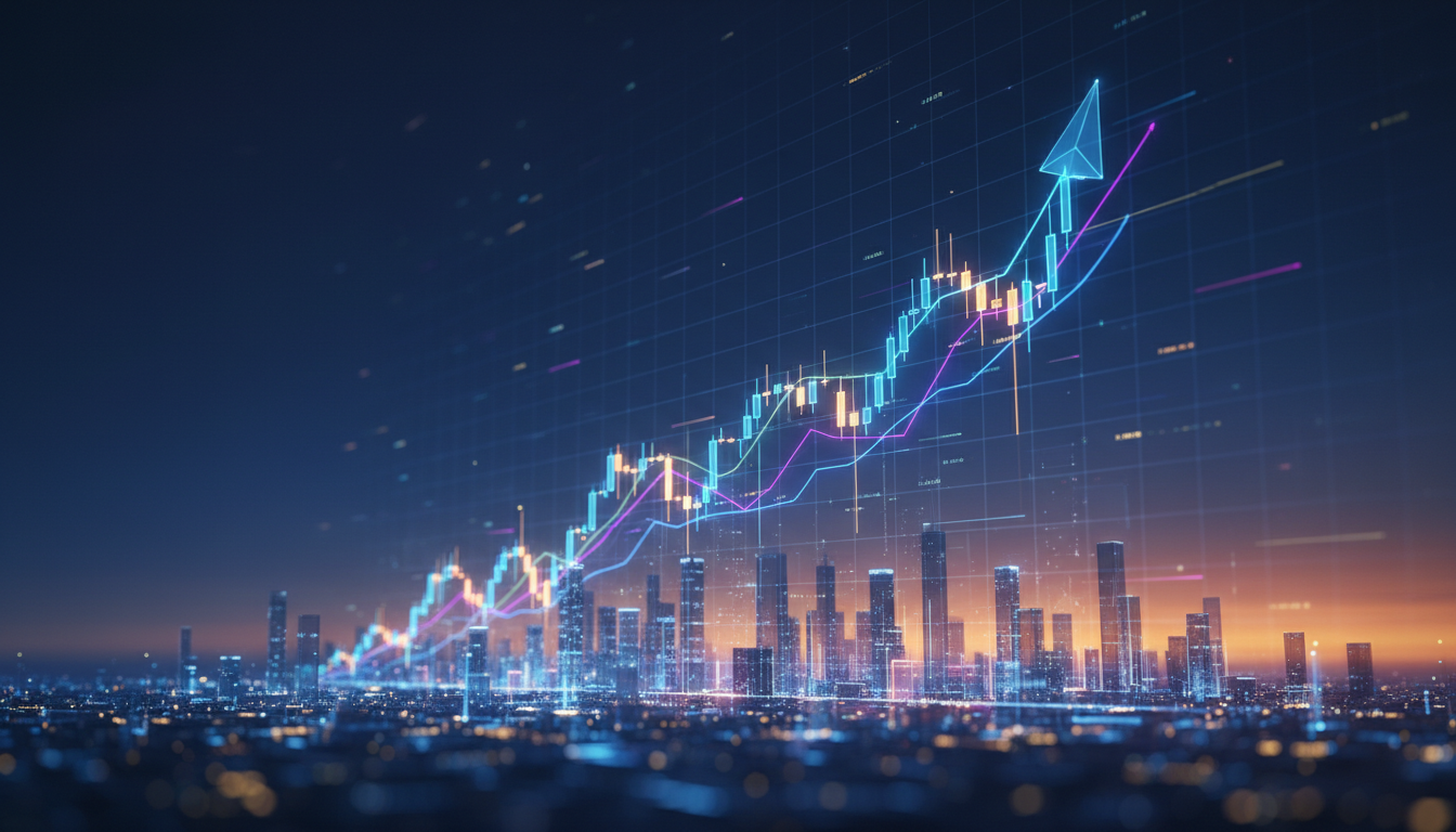 กราฟราคา Ethereum พุ่งสูงขึ้น