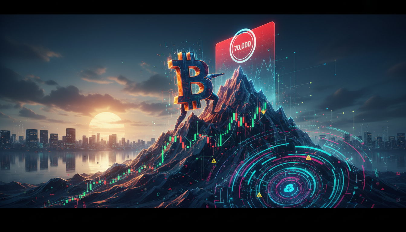 Bitcoin พยายามแตะ 70,000 ดอลลาร์ ตลาด Futures และ Options ส่งสัญญาณเตือน