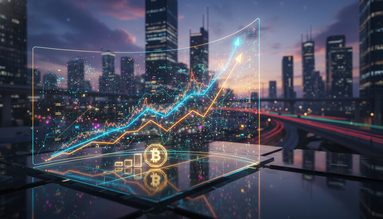 กราฟแสดงแนวโน้มราคา Bitcoin เทียบกับราคาทองคำ