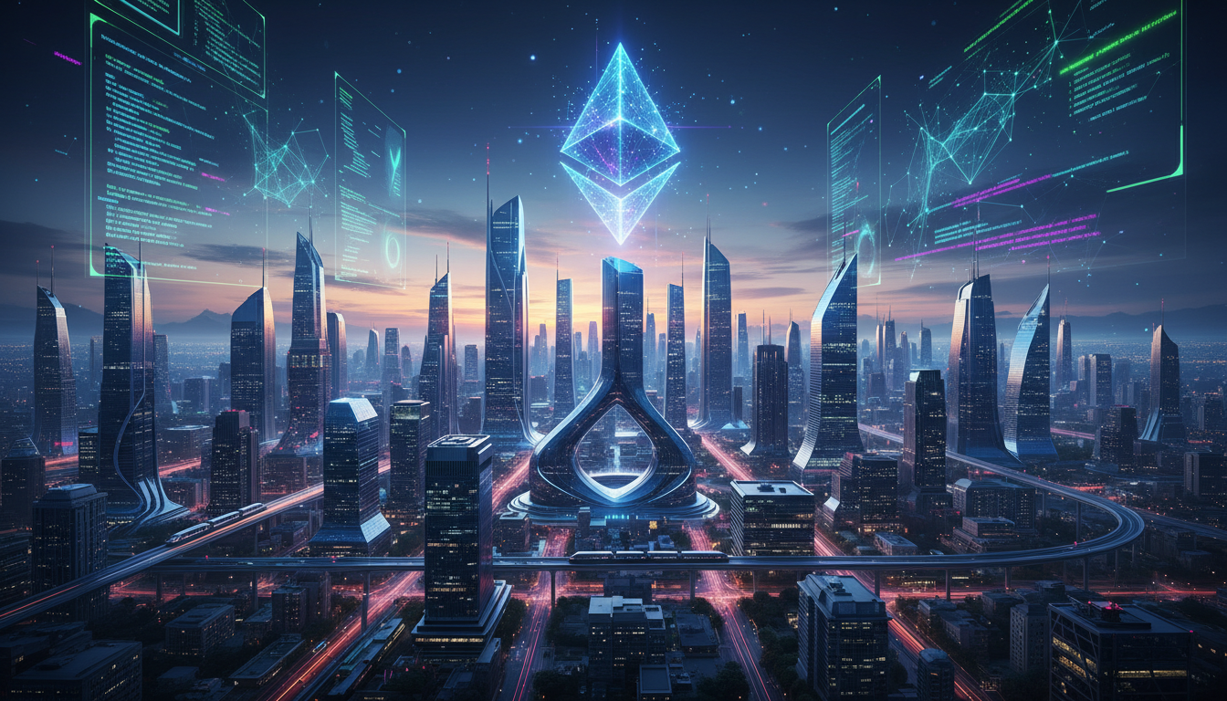 ภาพ Ethereum และ AI แสดงถึงการพัฒนาที่รวดเร็ว