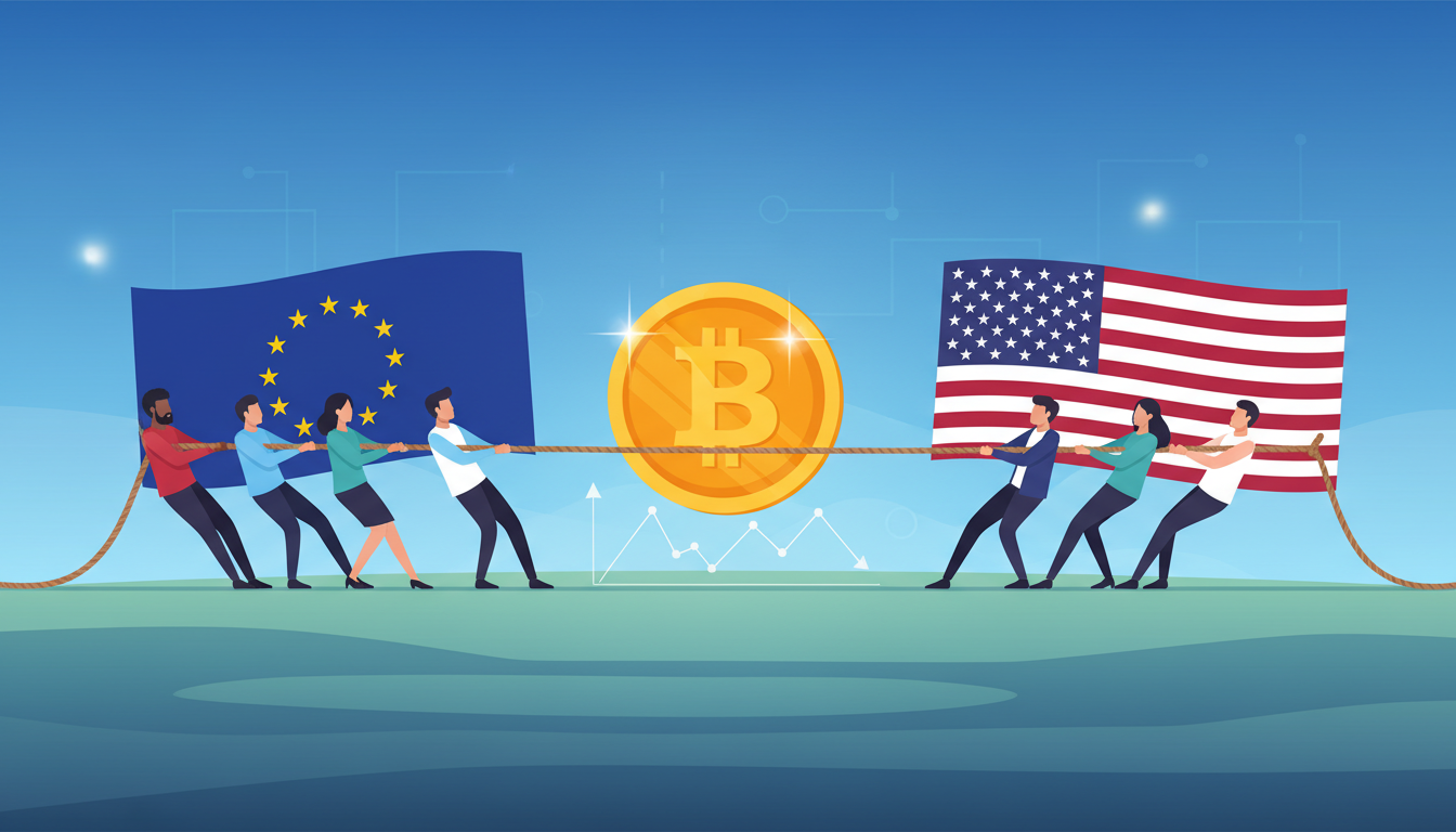 ยุโรปและสหรัฐฯ แย่งซื้อขาย Bitcoin