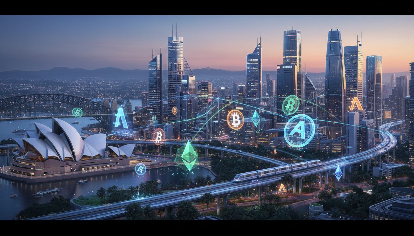 ภาพแสดงนวัตกรรม Digital Finance ในออสเตรเลีย