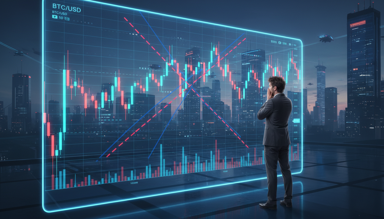 กราฟราคา Bitcoin แสดงรูปแบบ Death Cross นักลงทุนกังวล