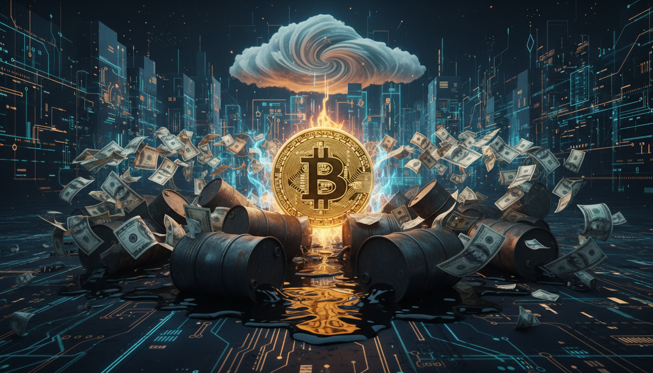 Bitcoin กับราคาน้ำมันและดอลลาร์สหรัฐฯ