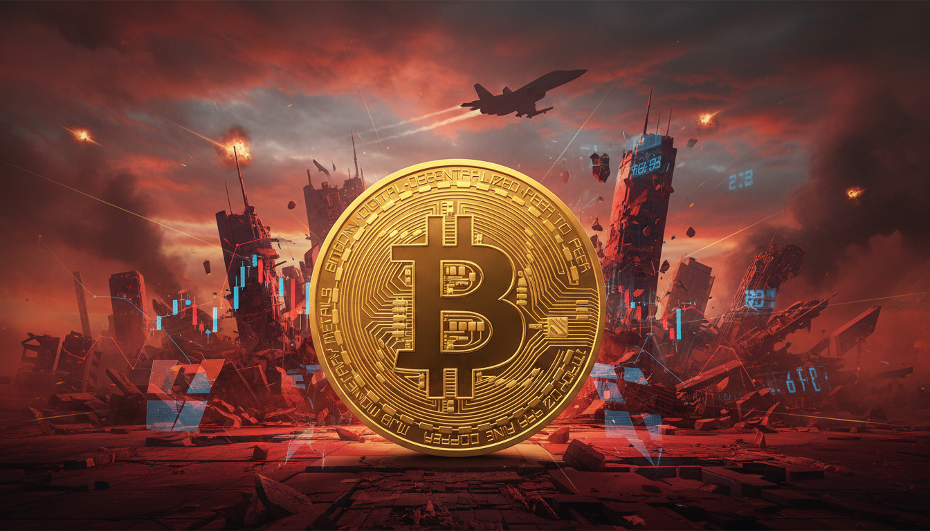 Bitcoin ทรงตัวท่ามกลางตลาดหุ้นทรุดหนักจากสงครามอิหร่าน