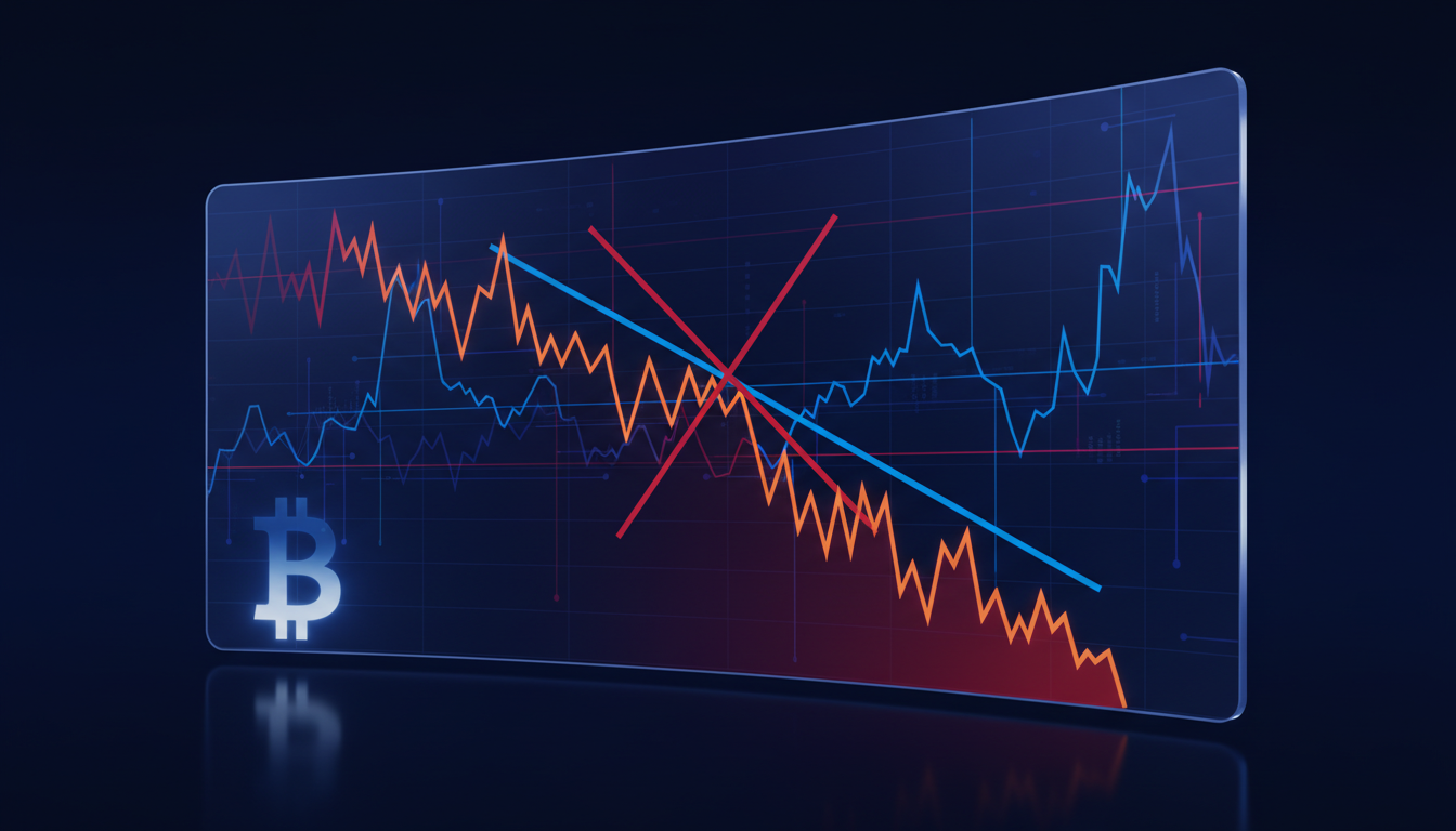 กราฟราคา Bitcoin แสดงสัญญาณ Death Cross
