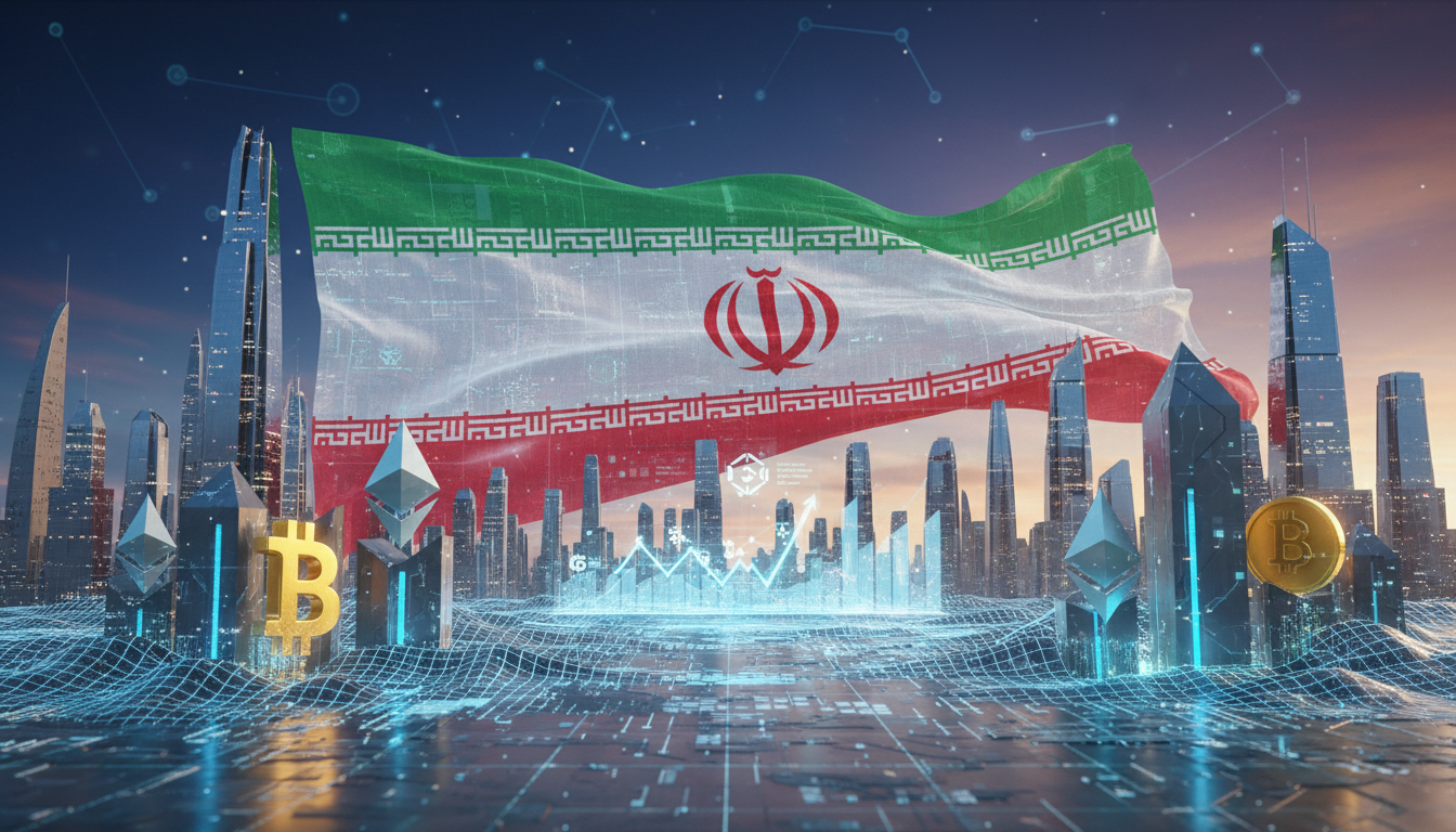 ภาพตลาดคริปโตเคอร์เรนซีในอิหร่าน