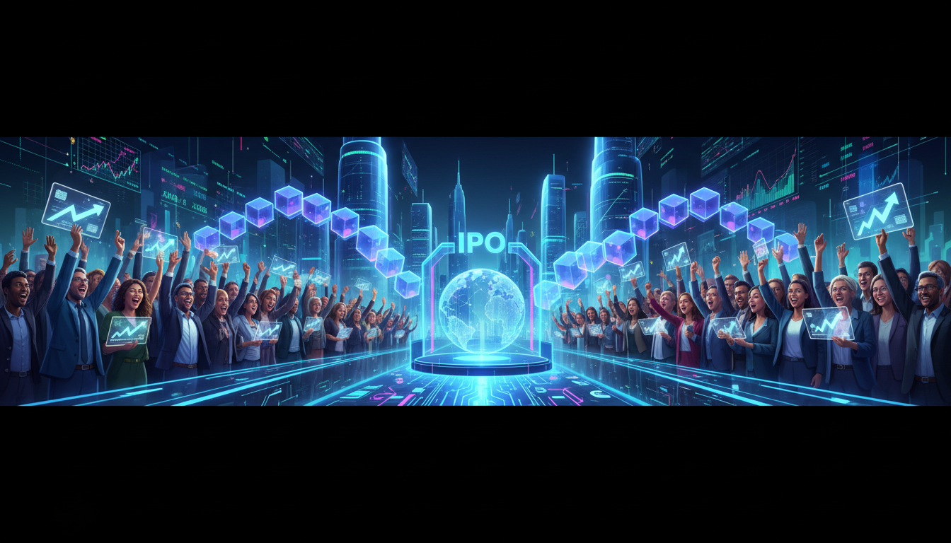 นักลงทุนรายย่อยเข้าถึงหุ้น IPO ได้เท่าเทียมกับ Wall Street ผ่านแพลตฟอร์มคริปโต