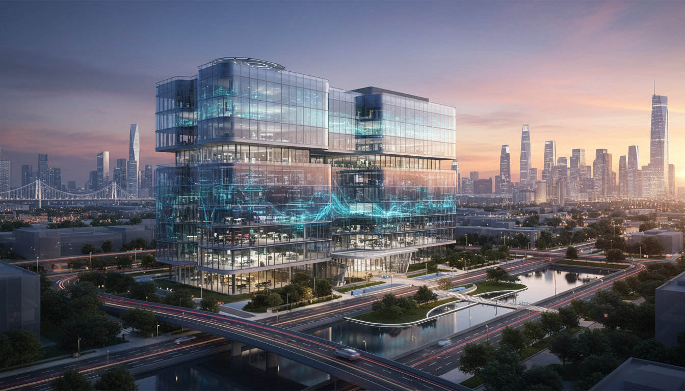 สำนักงานใหญ่ของบริษัทฟินเทค Revolut แสดงถึงนวัตกรรมและเทคโนโลยีทางการเงิน