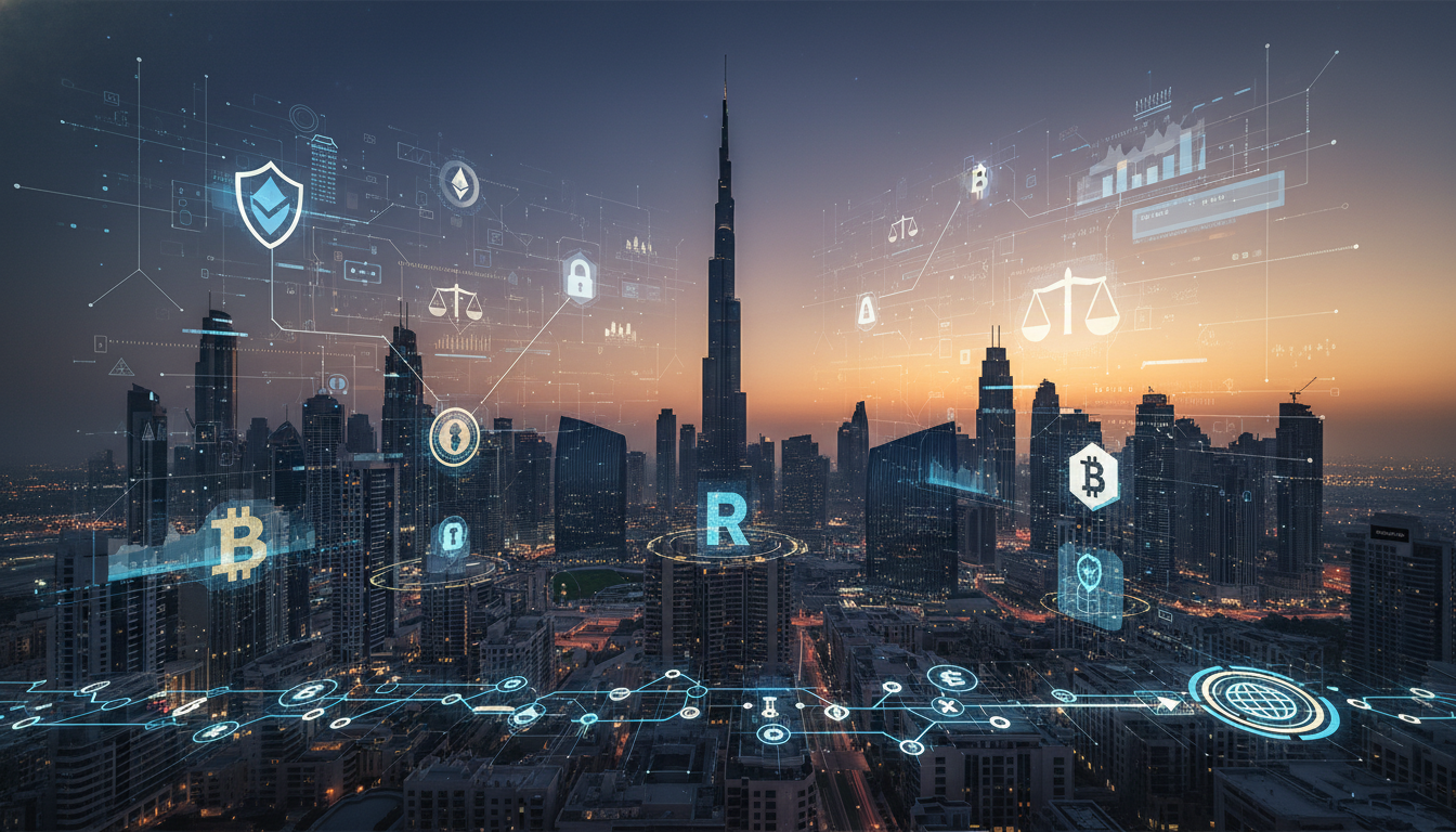 ภาพตึกสูงในดูไบ สื่อถึงการกำกับดูแลคริปโตเคอร์เรนซีของ KuCoin