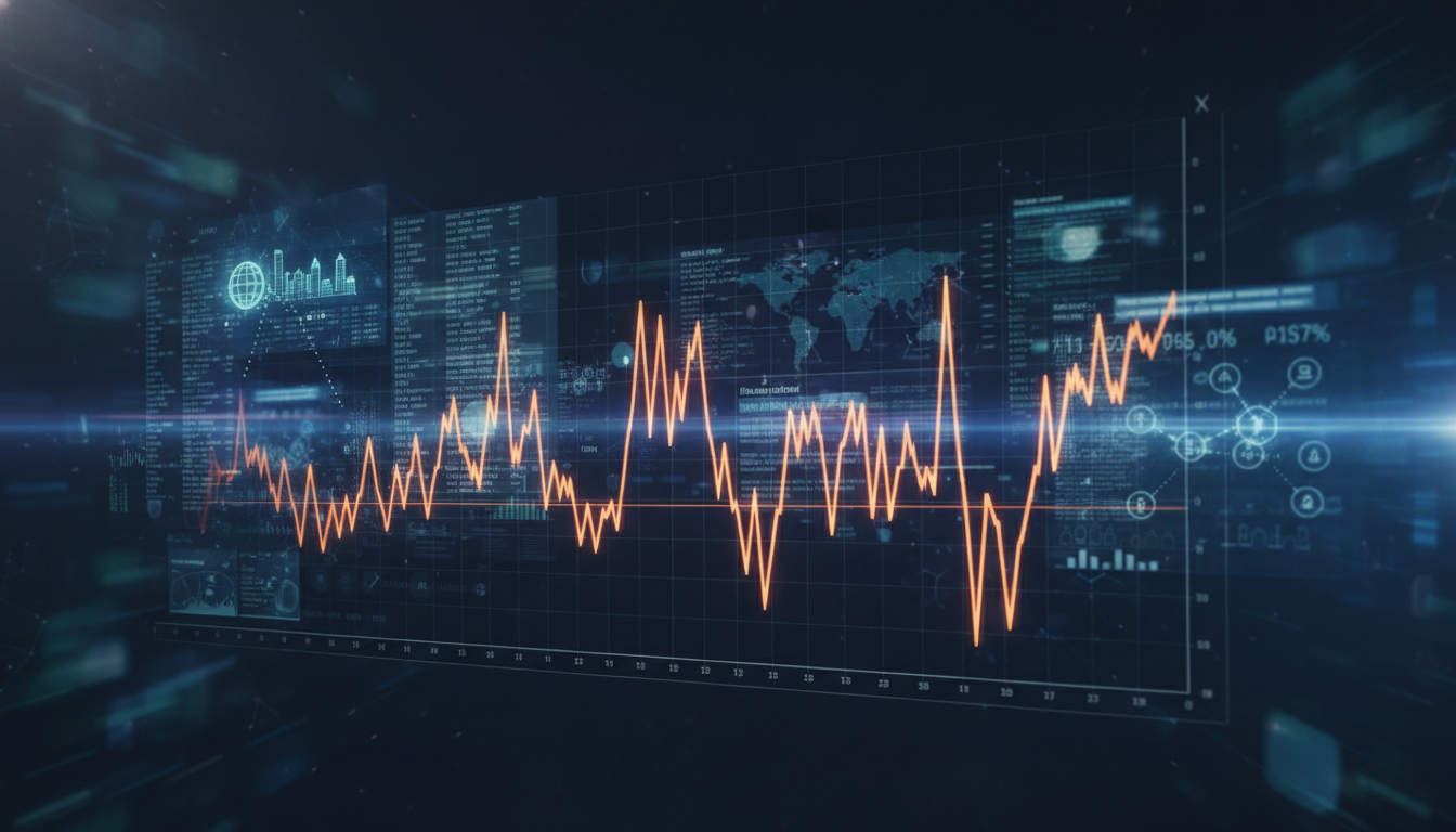กราฟแสดงความผันผวนของราคา Bitcoin