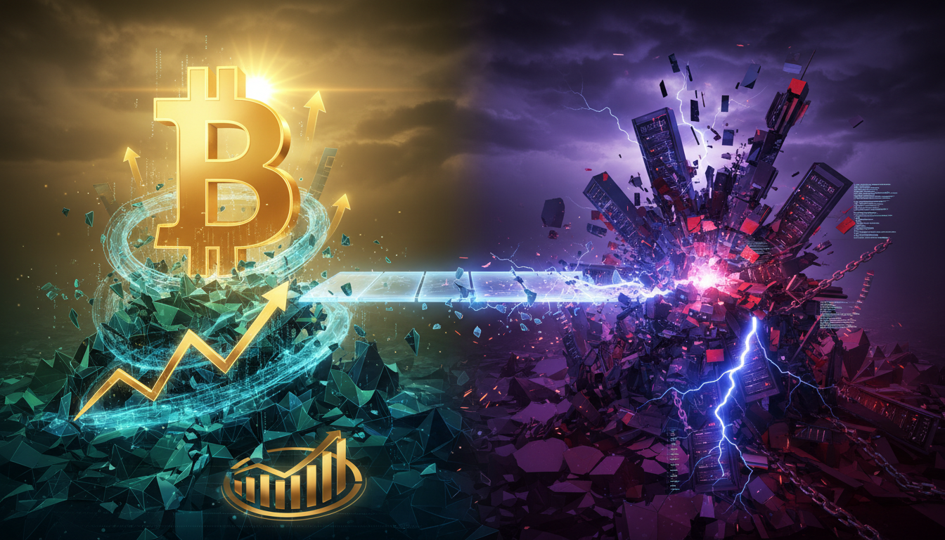 Bitcoin ฟื้นตัวท่ามกลางความตึงเครียดใน DeFi และ Aave