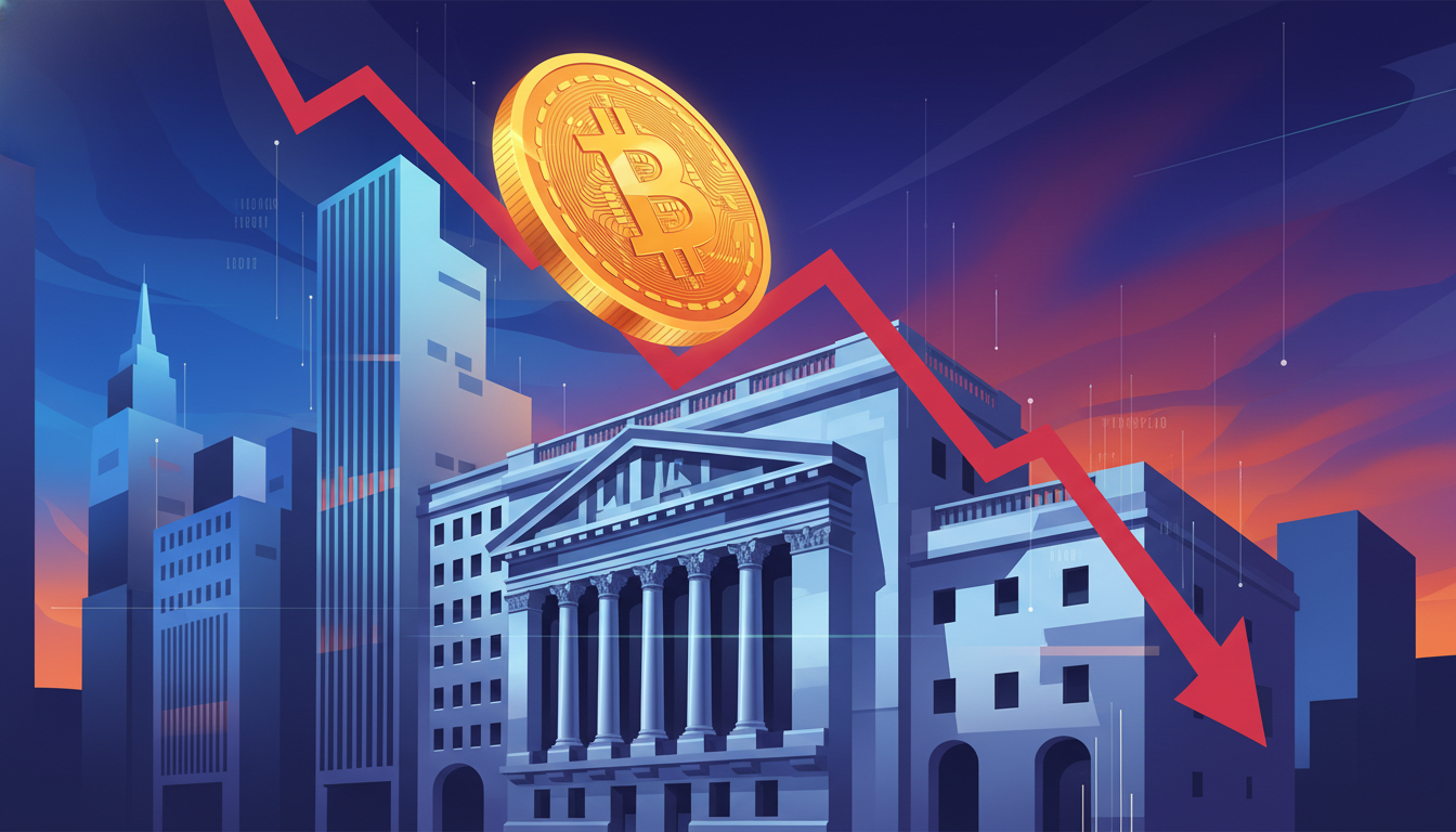 Bitcoin ร่วงลงท่ามกลางข่าว Wall Street