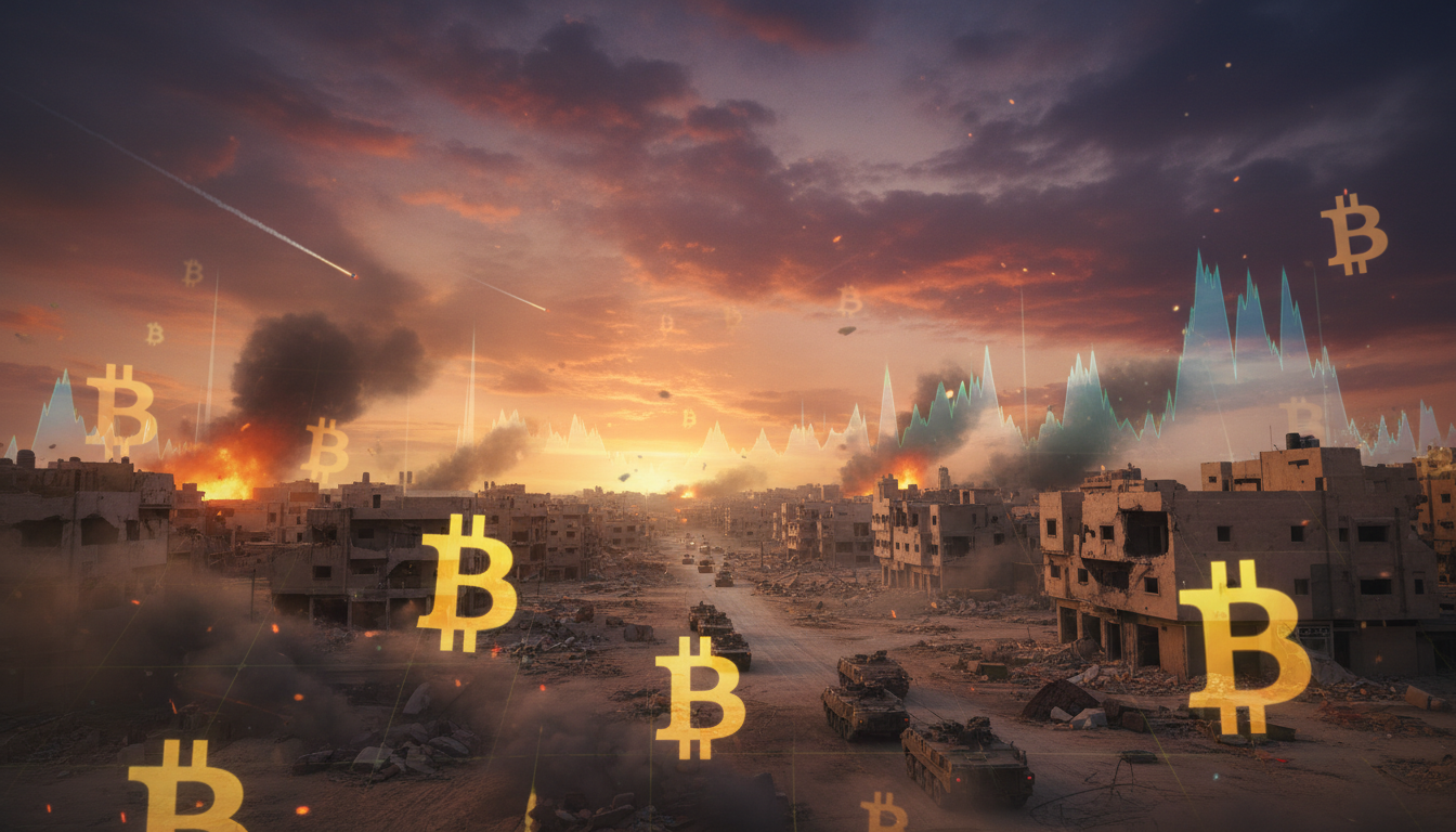 ภาพความขัดแย้งในตะวันออกกลางที่อาจส่งผลกระทบต่อ Bitcoin