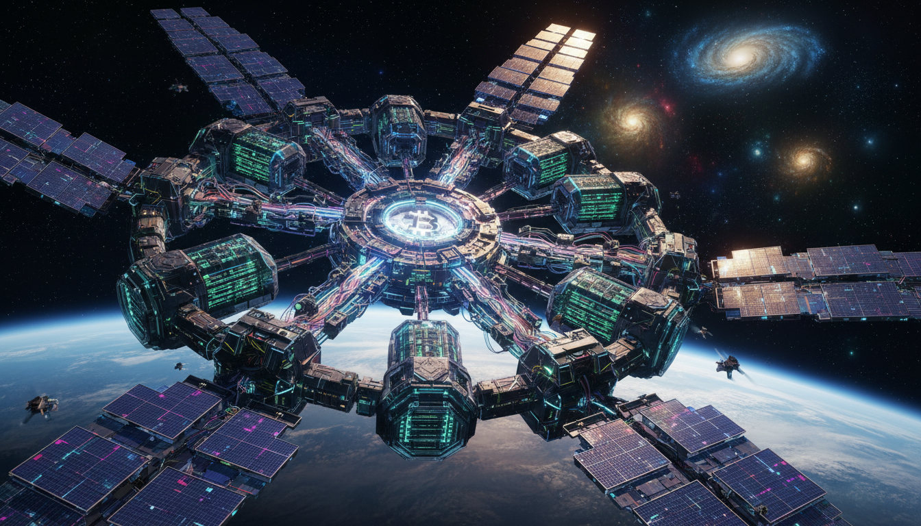 ฟาร์มขุดบิทคอยน์บนอวกาศ ศูนย์ข้อมูลบนวงโคจร
