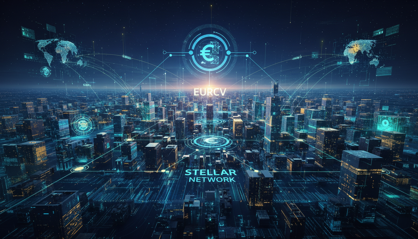 ภาพแสดง EURCV Stablecoin บนเครือข่าย Stellar
