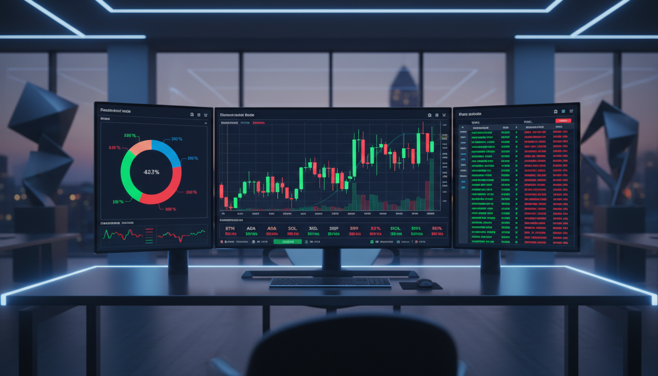 กราฟราคา Altcoin ในตลาดคริปโตเคอร์เรนซี