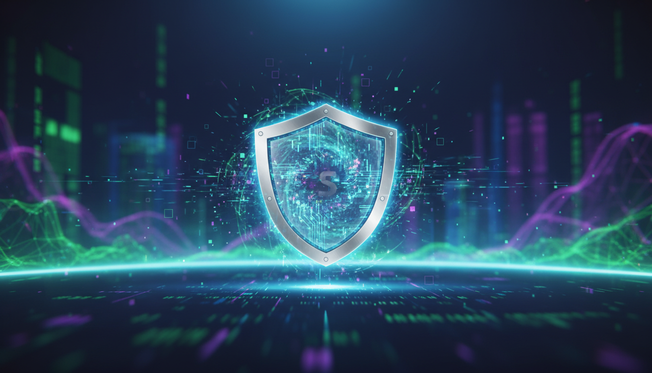 ธุรกรรมดิจิทัลเบลอ มีโล่แสดงถึงความเป็นส่วนตัวและความปลอดภัยในการใช้ Crypto Mixer