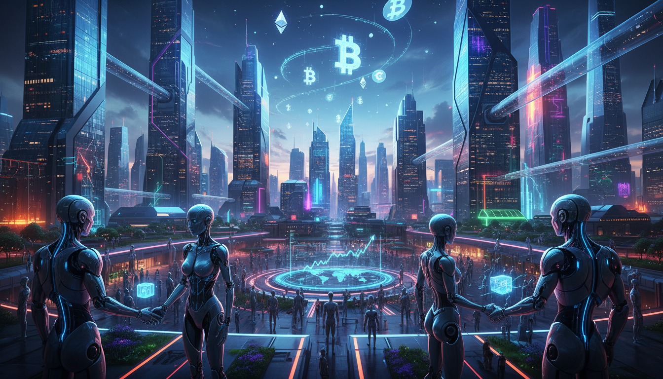 AI Agents ทำธุรกรรมการเงินด้วยคริปโตเคอร์เรนซีในเมืองอนาคต