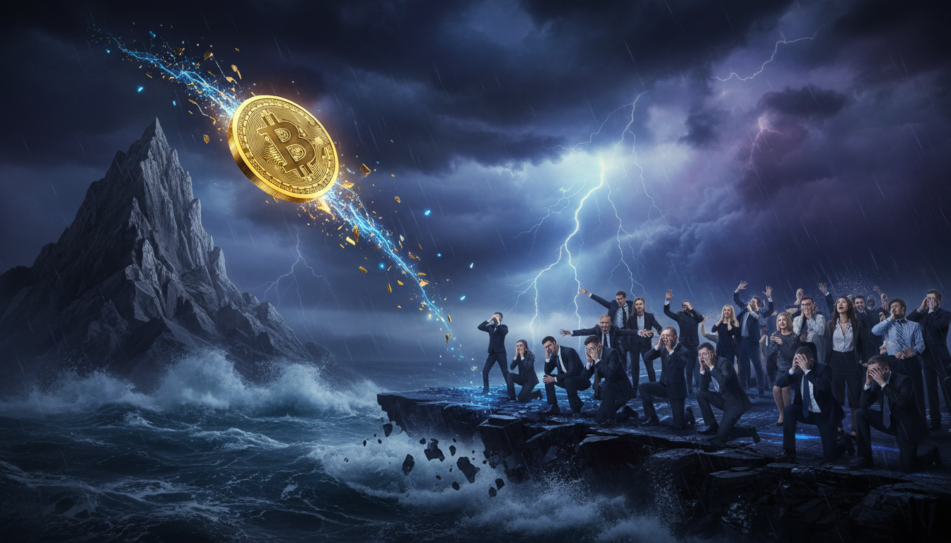 Bitcoin ร่วง นักลงทุนกังวล