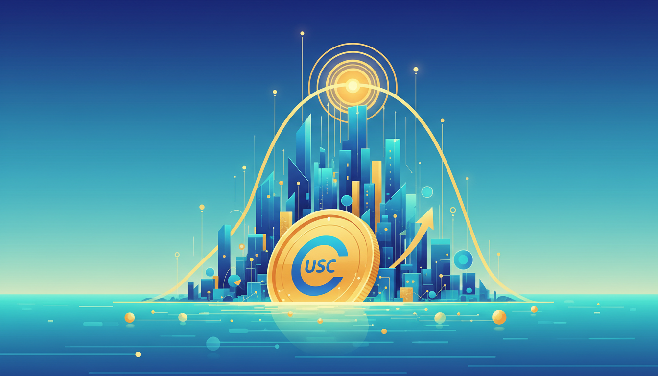 เหรียญ USDC ของ Circle แสดงถึงความมั่นคงและการเติบโตในตลาดการเงิน