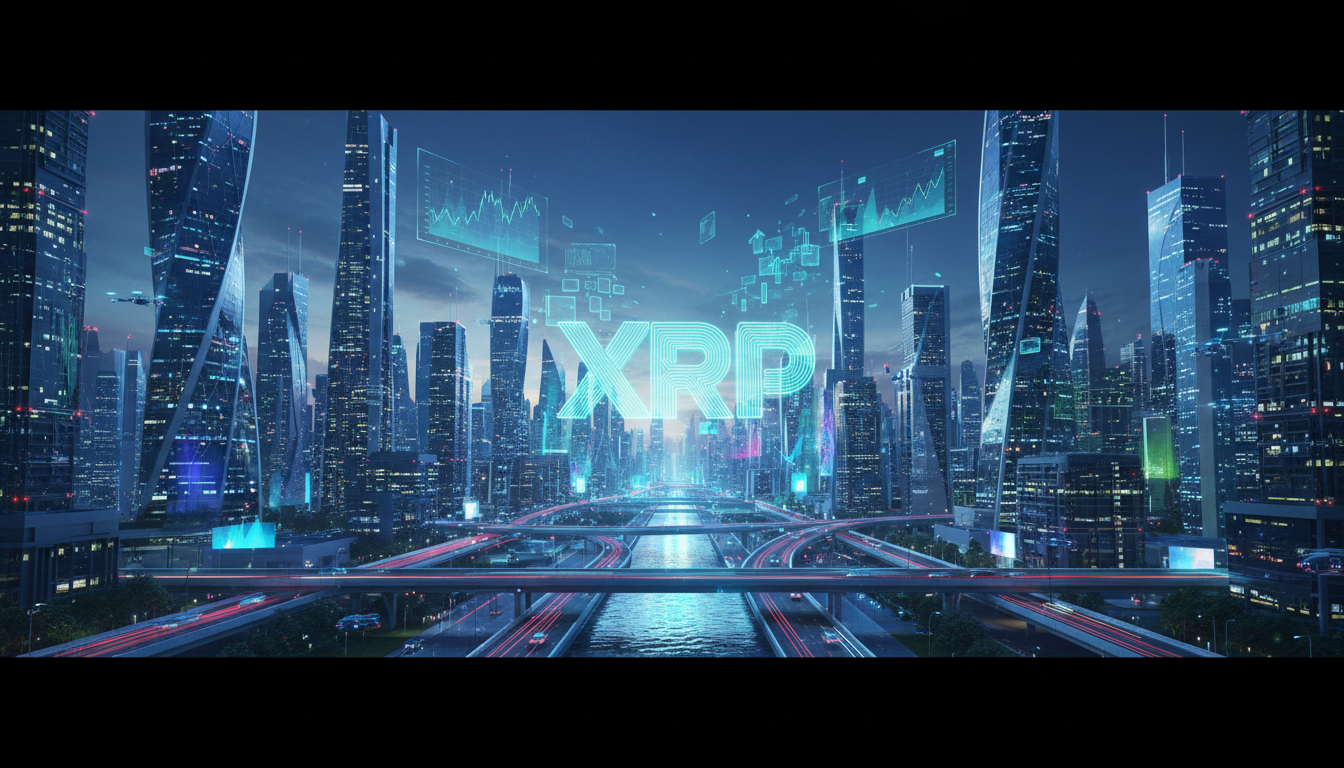 ภาพกราฟราคาสกุลเงินดิจิทัล XRP พุ่งสูงขึ้น