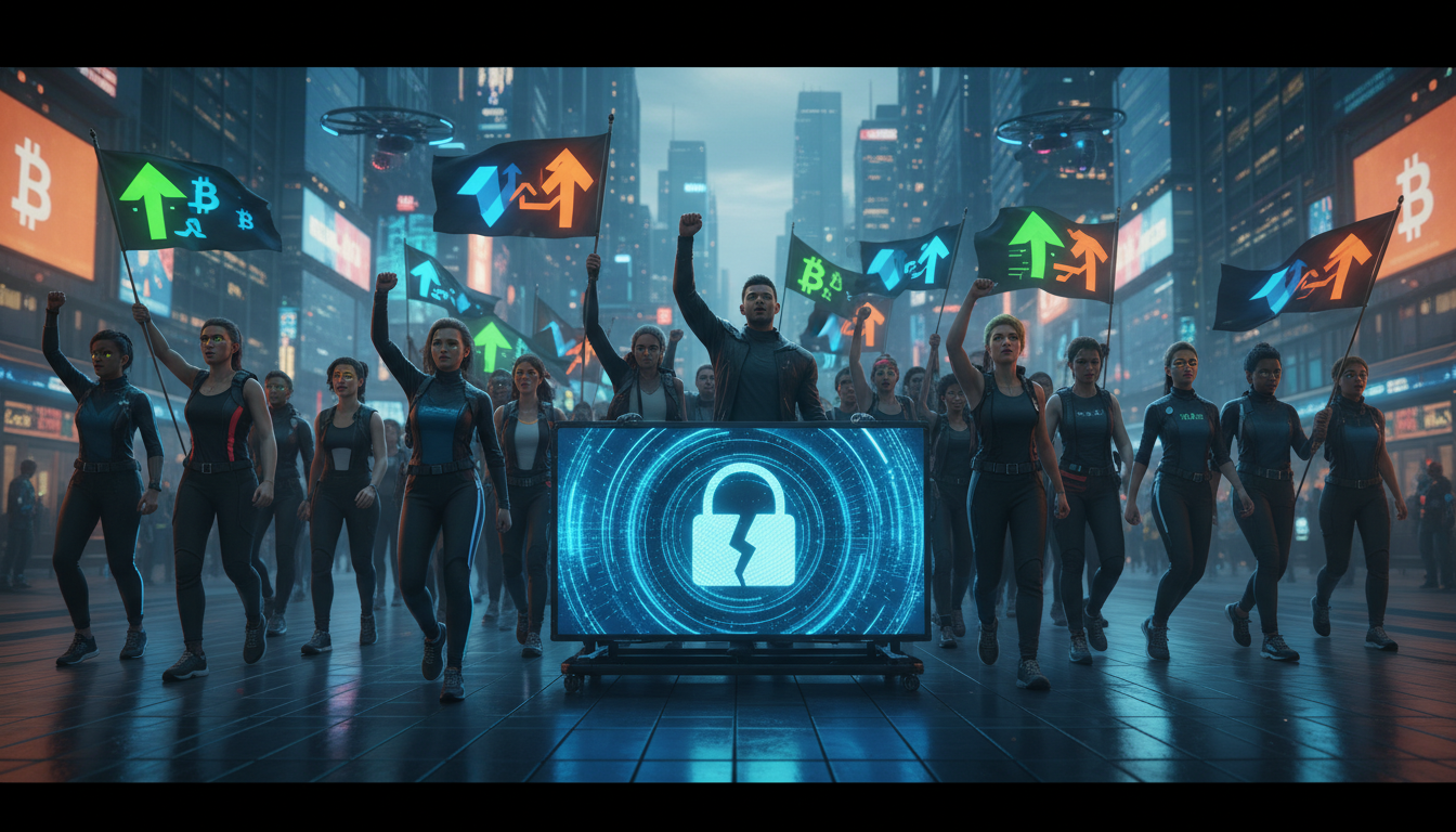 กลุ่มผู้สนับสนุน Bitcoin ประท้วงกฎระเบียบที่ไม่เป็นธรรม