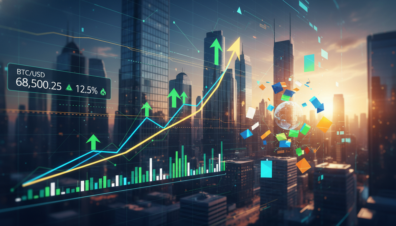 กราฟราคา Bitcoin แสดงสัญญาณขาขึ้น