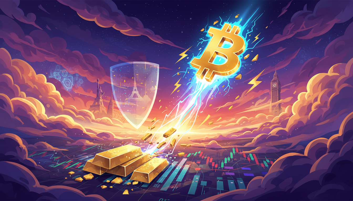 Bitcoin เหนือทองคำและหุ้น ท่ามกลางความตึงเครียดระหว่างประเทศ