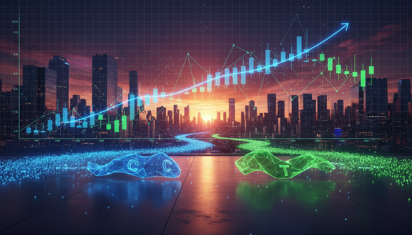 USDC แซงหน้า USDT ในด้านปริมาณการซื้อขาย
