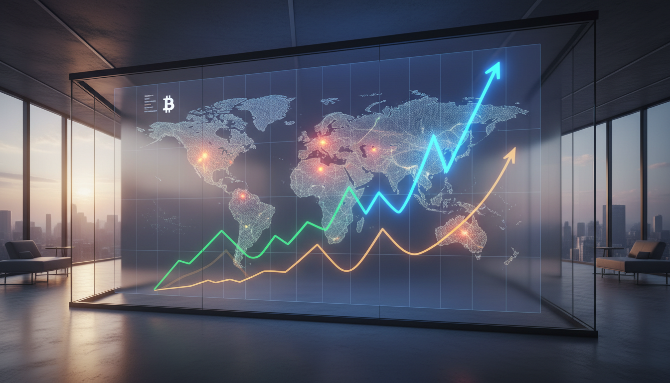 กราฟแสดงประสิทธิภาพ Bitcoin เหนือกว่า S&P 500, Nasdaq และทองคำ ตั้งแต่สงครามอิหร่าน