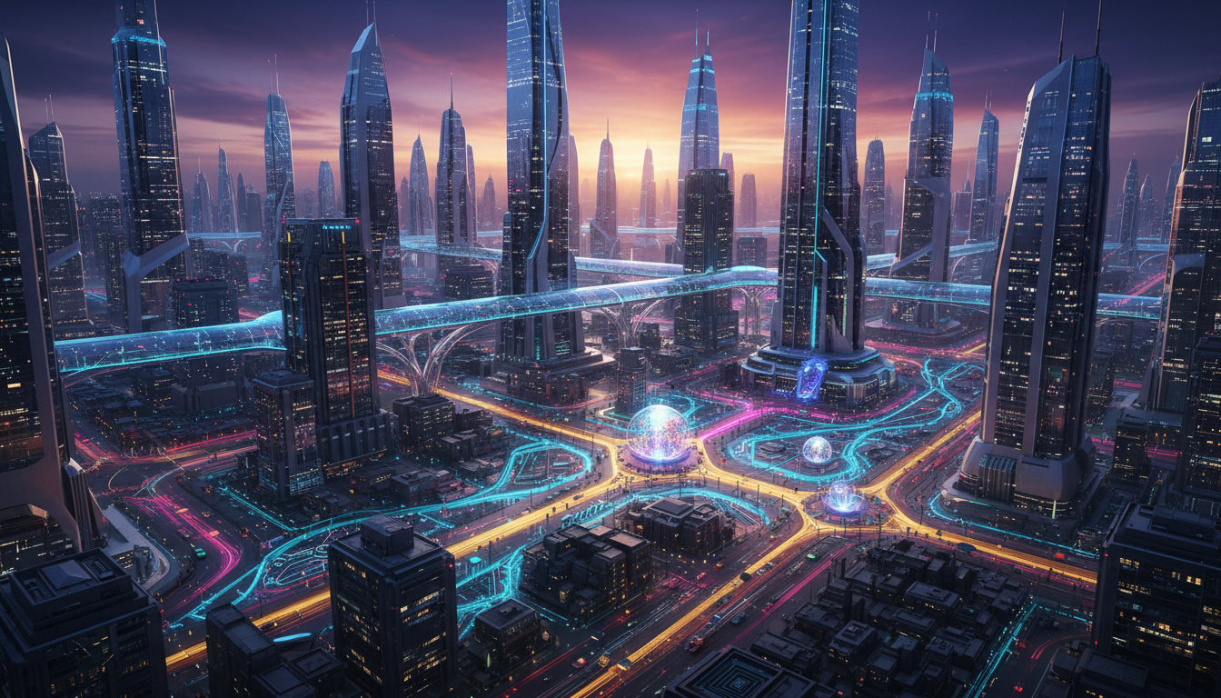 ภาพแสดงโครงสร้างพื้นฐานคริปโตที่เชื่อมต่อกัน