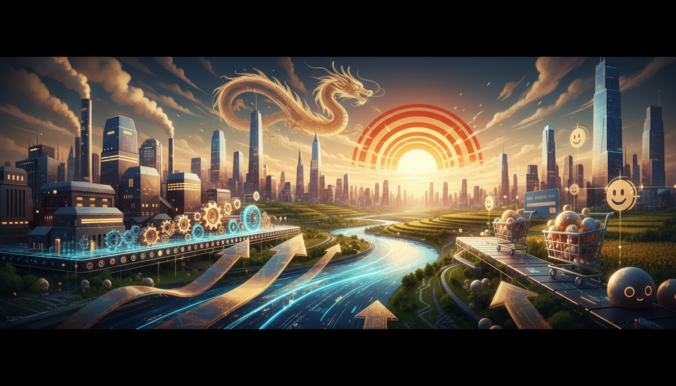 ภาพแสดงการฟื้นตัวของเศรษฐกิจจีน