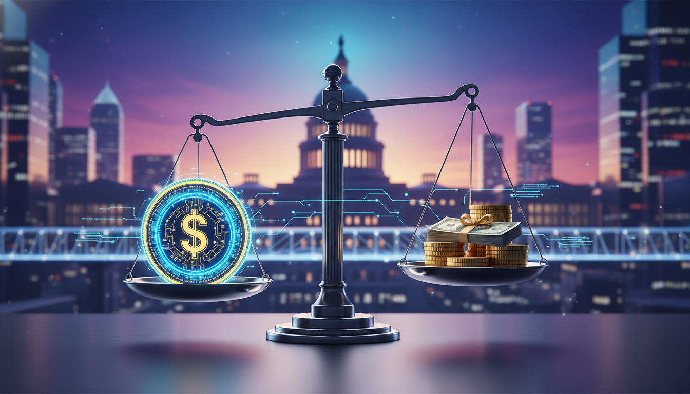 ภาพแนวคิดการออกกฎหมาย Stablecoin CLARITY Act โดยทำเนียบขาวและสภาคองเกรสสหรัฐฯ