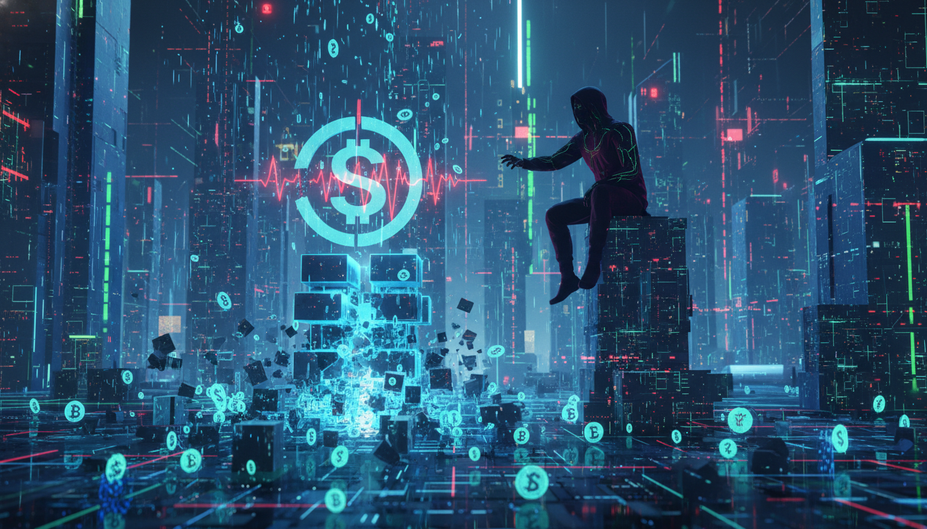 ภาพประกอบ Stablecoin Resolv USR ถูกโจมตีและ depeg แสดงถึงความเสี่ยงในตลาดคริปโต