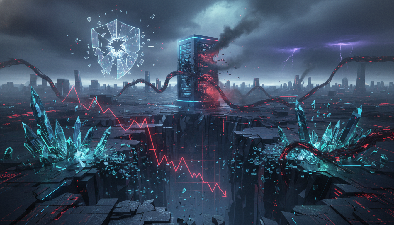 ภาพประกอบผลกระทบแฮกคริปโตที่แสดงความเสียหายระยะยาวต่อโปรเจกต์