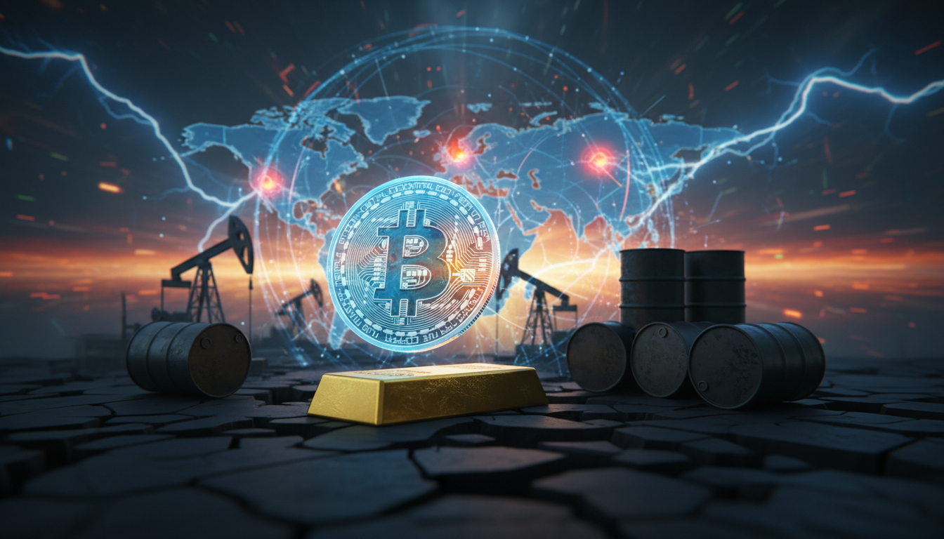 ราคา Bitcoin และทองคำที่ผันผวนจากสถานการณ์อิหร่านและตลาดน้ำมัน